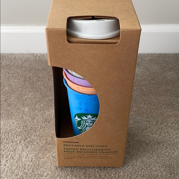 Starbucks reusable hot cups spring colors